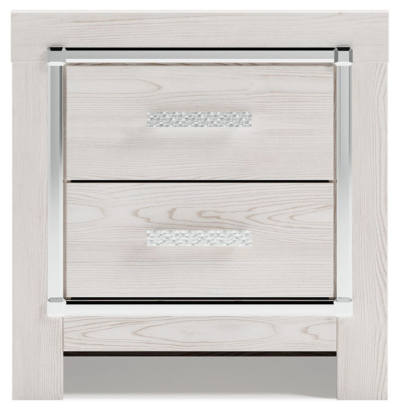 Altyra - Two Drawer Night Stand - White