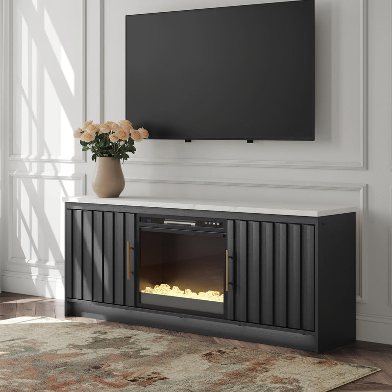 Cadmori - TV Stand With Fireplace Option