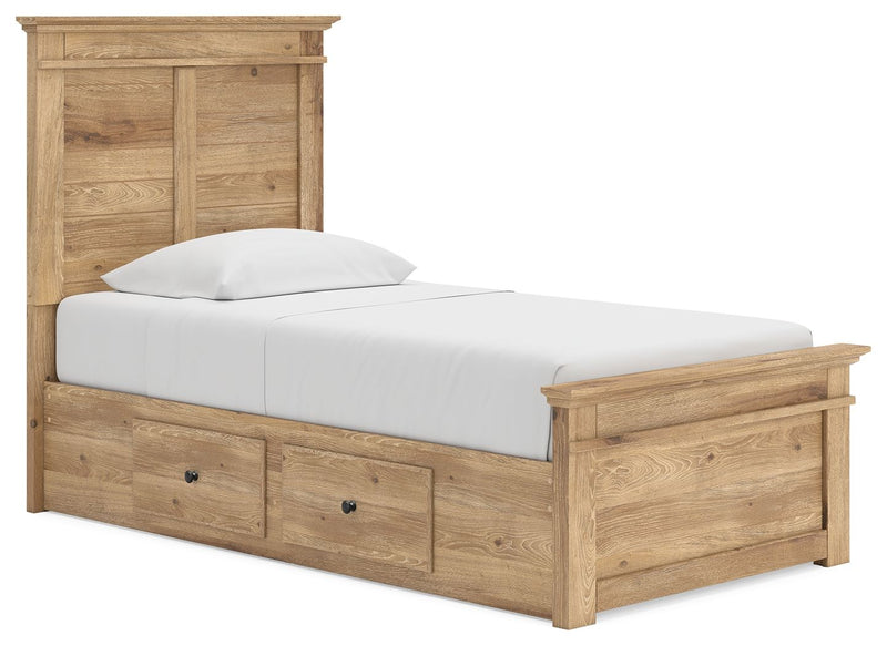 Makidern - Panel Storage Bed