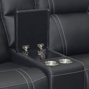 Hartley - Reclining Console Loveseat - Furniture Source (IA) 