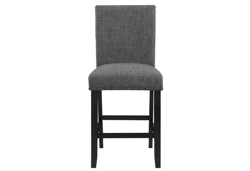D40011 - 5 Piece Dining Room Set (D40011 Bar Table And D1622 Four Bar Stools) - Dark Gray