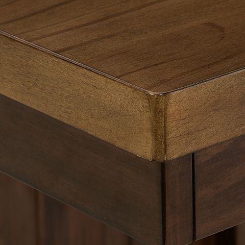 Rylandeen - Rectangular Dining Room Counter Height Extension Table - Light Brown / Dark Brown