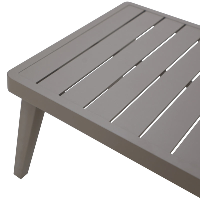 Genova - Patio Coffee Table - Dark Brown