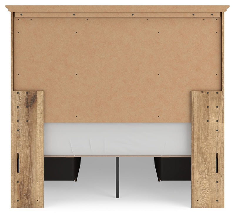 Makidern - Panel Storage Bed