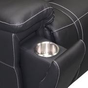 Hartley - Reclining Console Loveseat - Furniture Source (IA) 