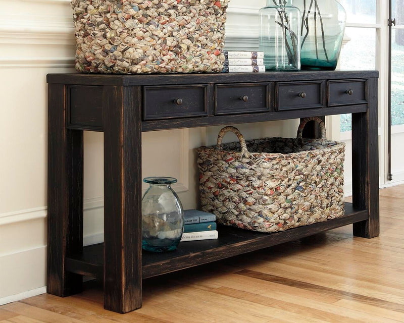 Gavelston - Sofa Table - Black