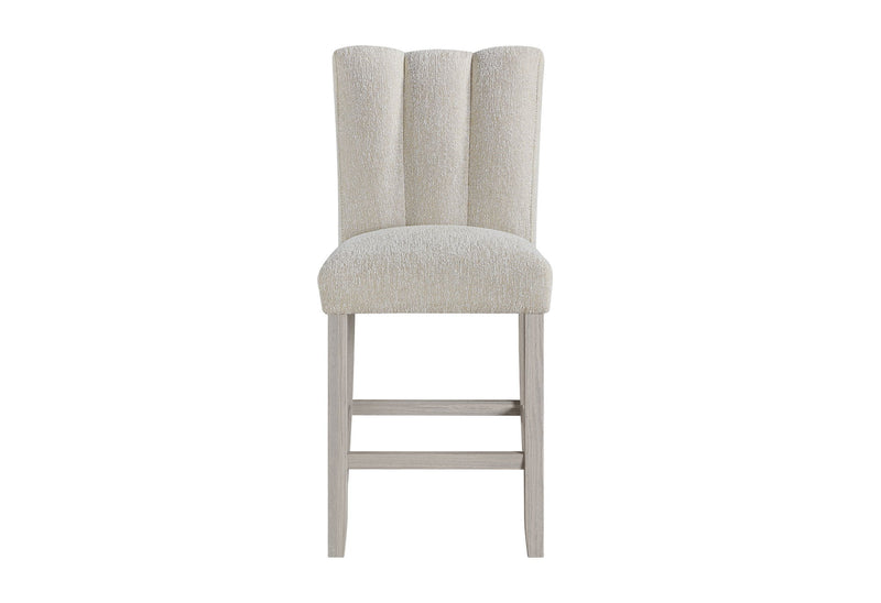 D2507 - 5 Piece Dining Room Set (Bar Table With Hidden Storage In The Base With 4 Bar Stools) - White