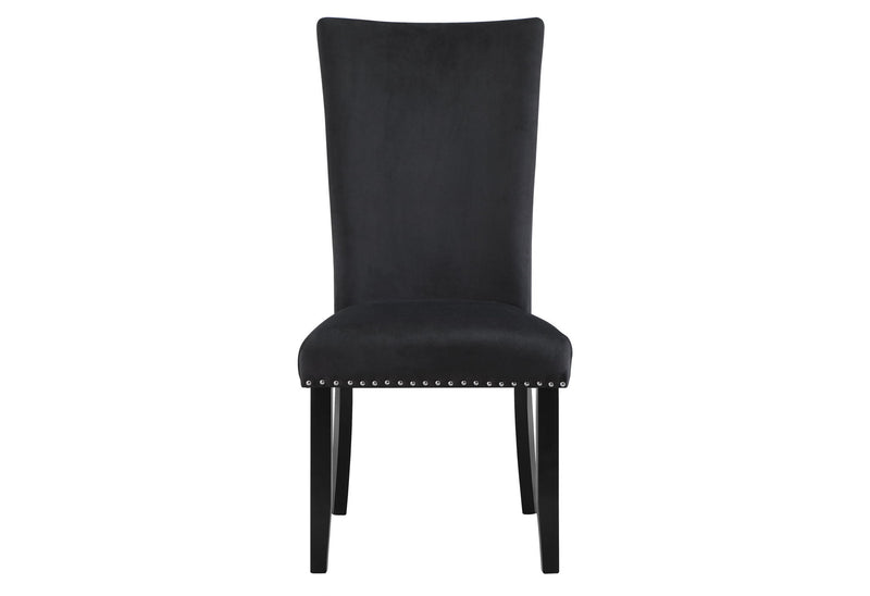 D03 - 7 Piece Dining Room Set (Dining Table And 6 Dining Chairs) - Black