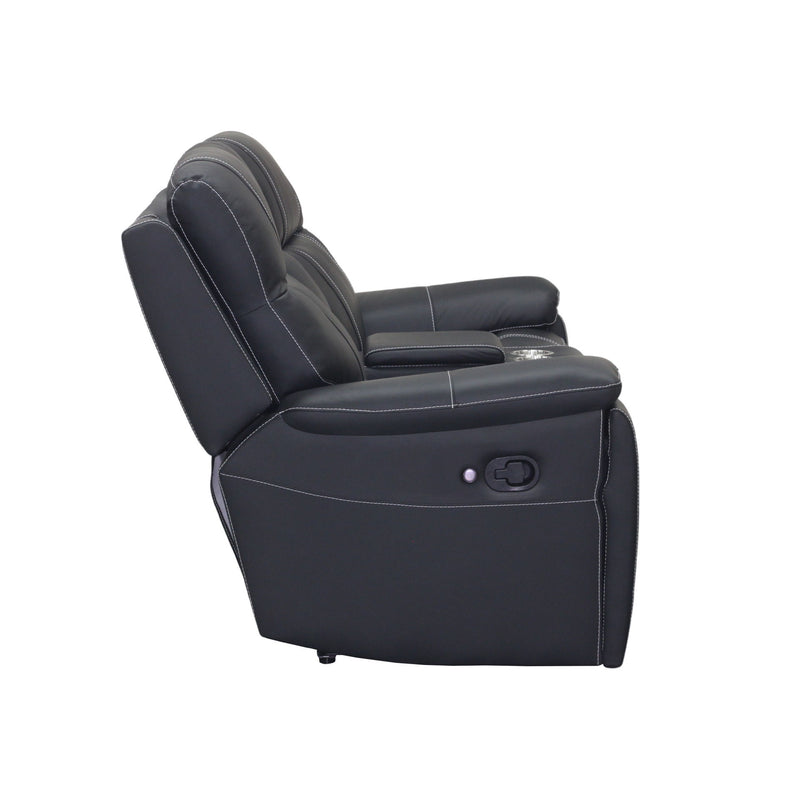Hartley - Reclining Console Loveseat - Furniture Source (IA) 