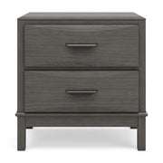 Mazing - Two Drawer Night Stand - Gray - Furniture Source (IA) 