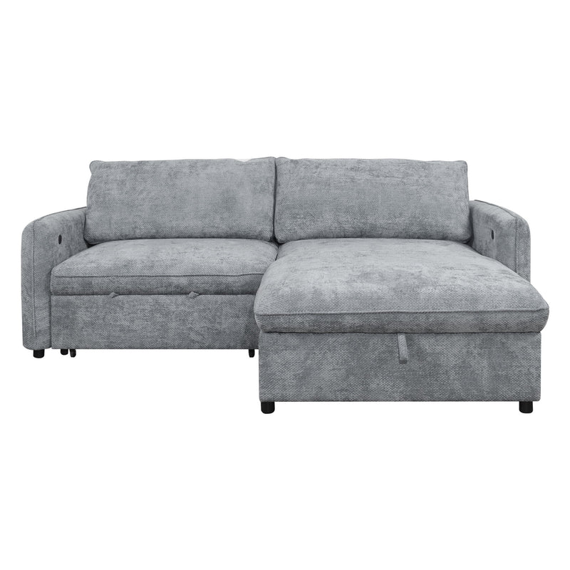 Finn - 2 Piece Sectional (LAF Sofa/Chaise) - Gray