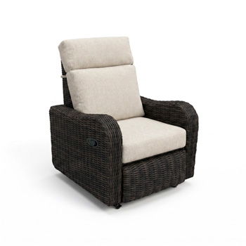 Mission Beach - Recliner - Brown / Beige - Furniture Source (IA) 