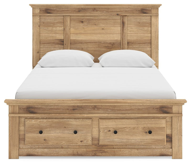 Makidern - Panel Storage Bed